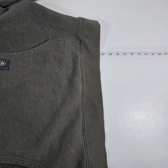 Ariat Rebar Graphic Hood Mens XL Gray Long Sleeve Hoodie Sweatshirt - Picture 4 of 8